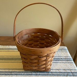 Longaberger Basket with Wooden Handle